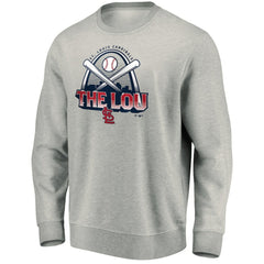 St. Louis Cardinals Heater Pullover Sweatshirt - Gray