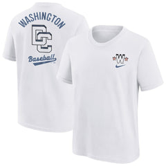 Washington Nationals Youth 2025 City Connect T-Shirt - White | Nike