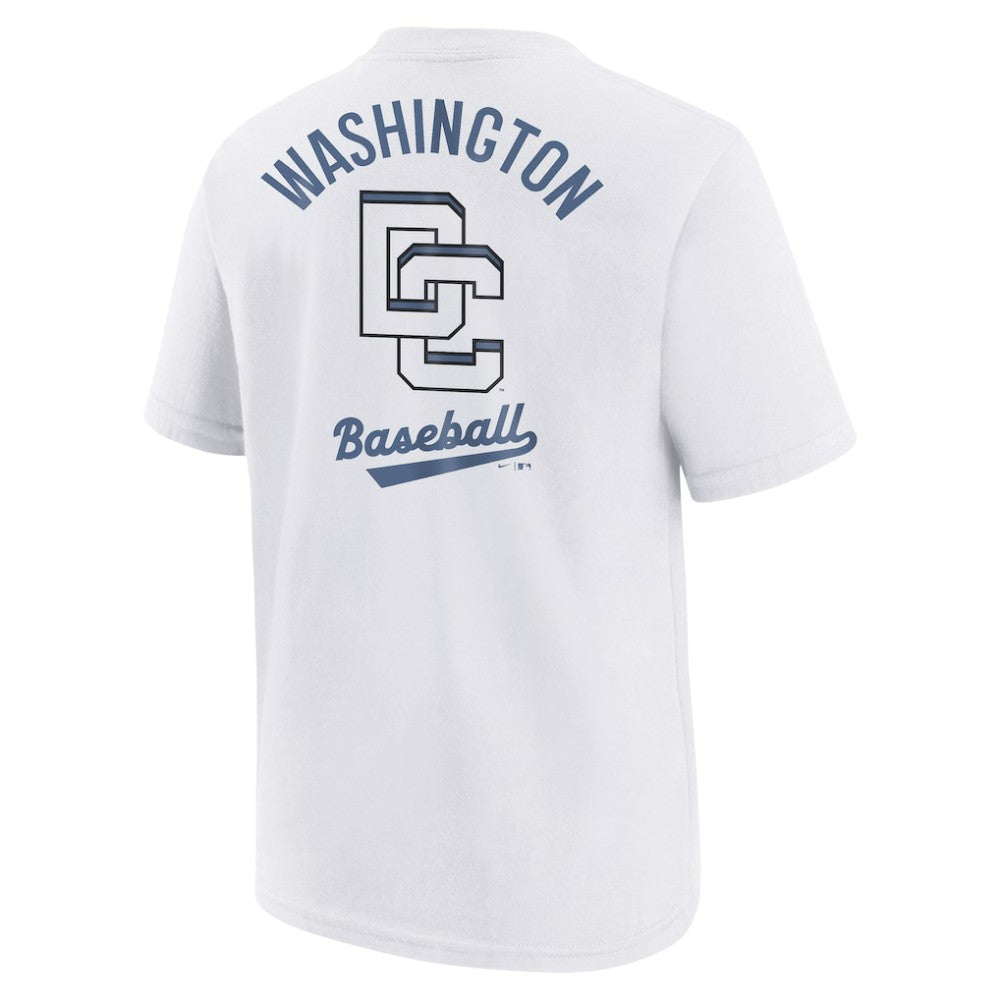 Washington Nationals Youth 2025 City Connect T-Shirt - White | Nike