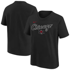 Chicago White Sox Youth 2025 City Connect Wordmark T-Shirt - Black | Nike