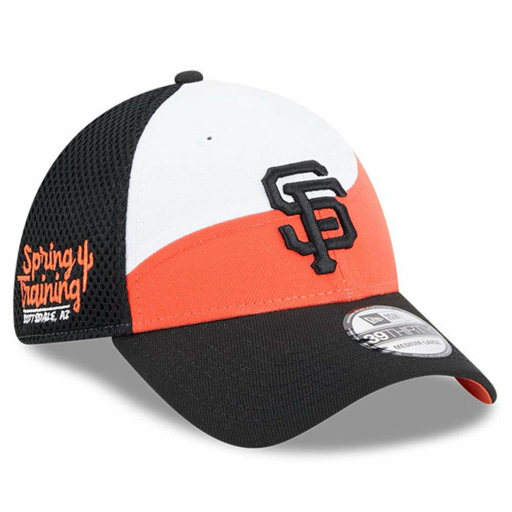 San Francisco Giants 2025 Spring Training 39THIRTY Flex Hat - Orange/Black | New Era