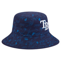 Tampa Bay Rays 2025 Spring Training All Over Print Bucket Hat - Navy | New Era