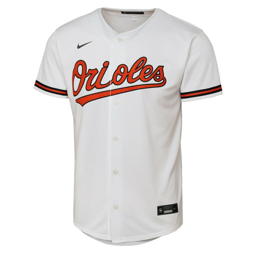 Gunnar Henderson Baltimore Orioles Youth Home Replica Player Jersey - White | Nike