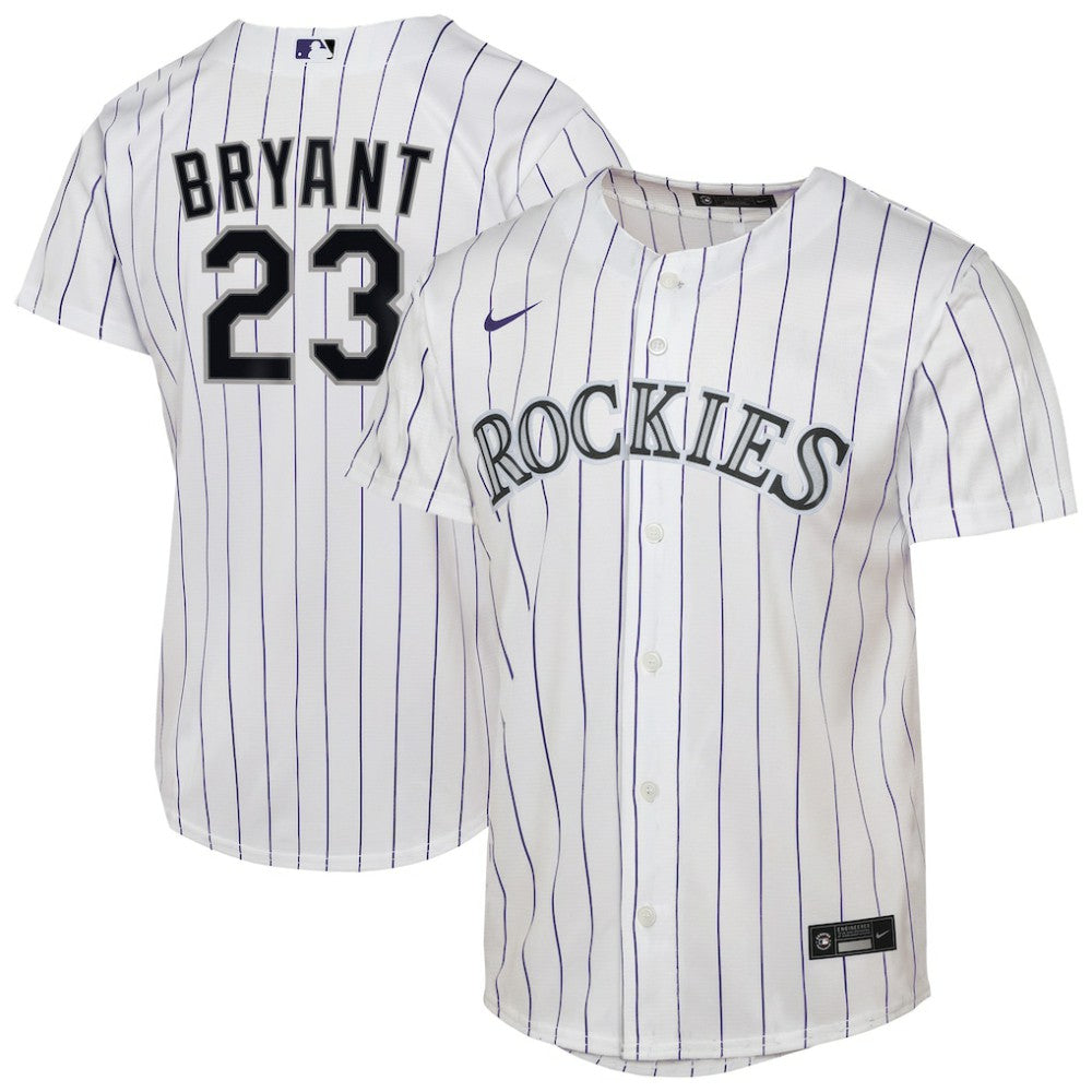Kris Bryant Colorado Rockies Youth Home Replica Player Jersey - White | Nike