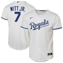 Bobby Witt Jr. Kansas City Royals Youth Home Replica Player Jersey - White | Nike