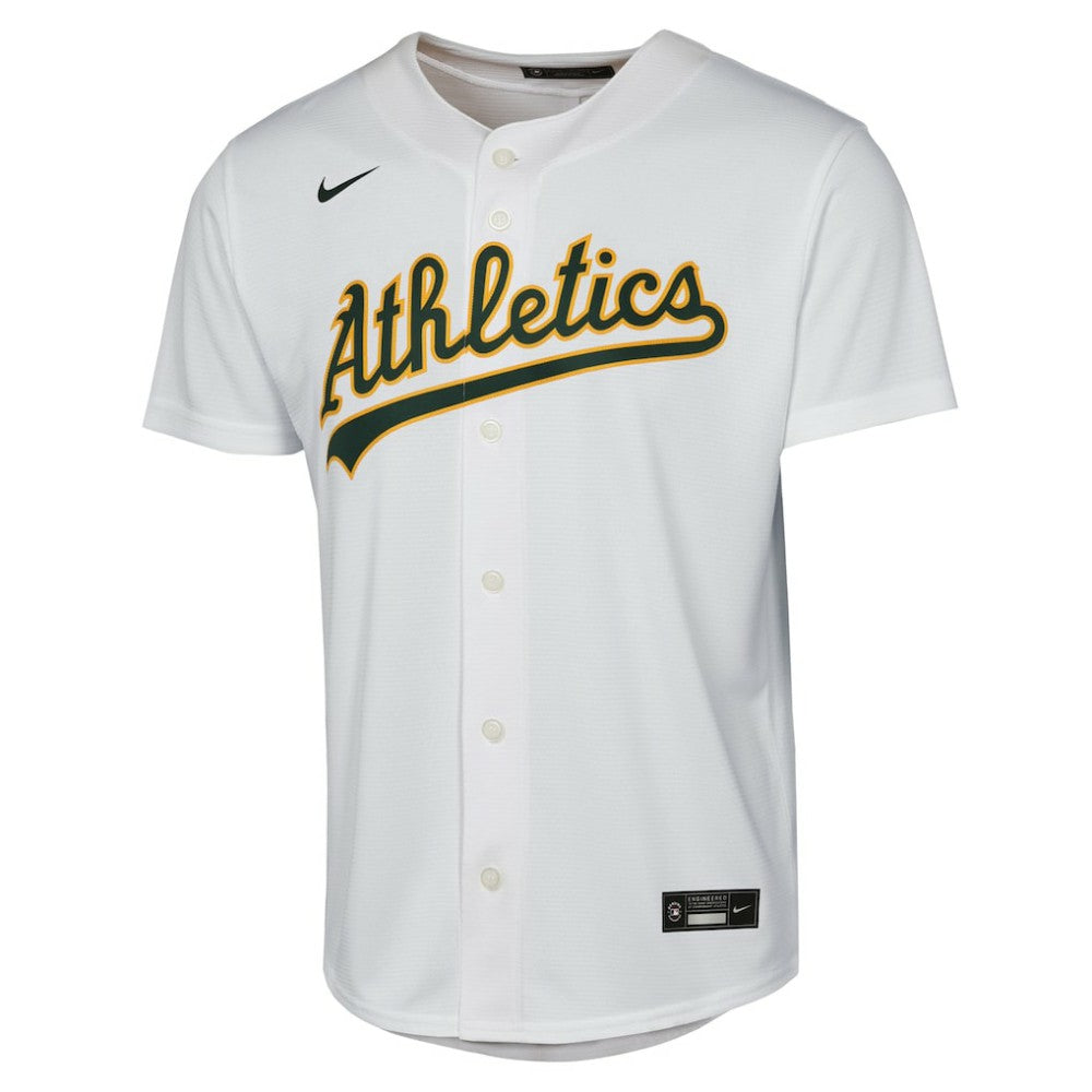 Zack Gelof Athletics Youth Home Replica Player Jersey - White | Nike