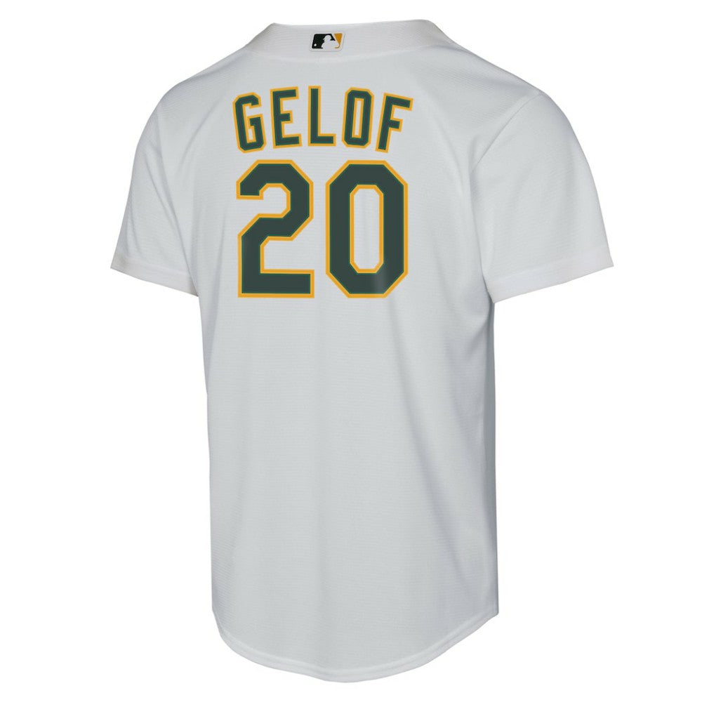 Zack Gelof Athletics Youth Home Replica Player Jersey - White | Nike