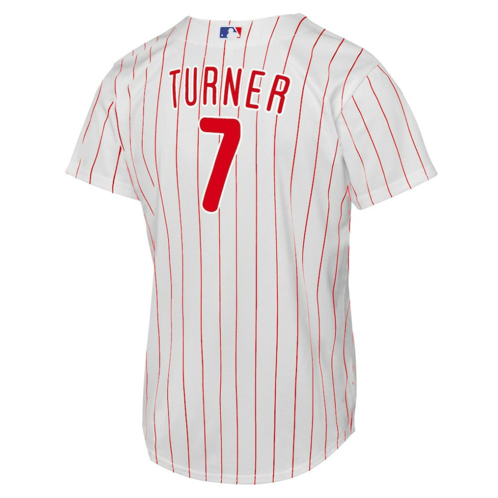 Trea Turner Philadelphia Phillies Youth Home Replica Player Jersey - White | Nike