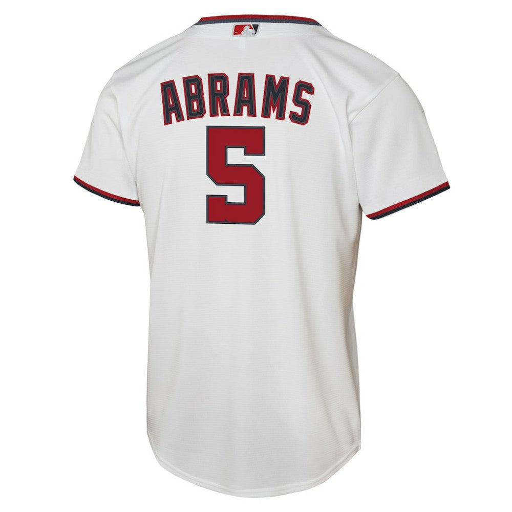 CJ Abrams Washington Nationals Youth Home Replica Player Jersey - White | Nike
