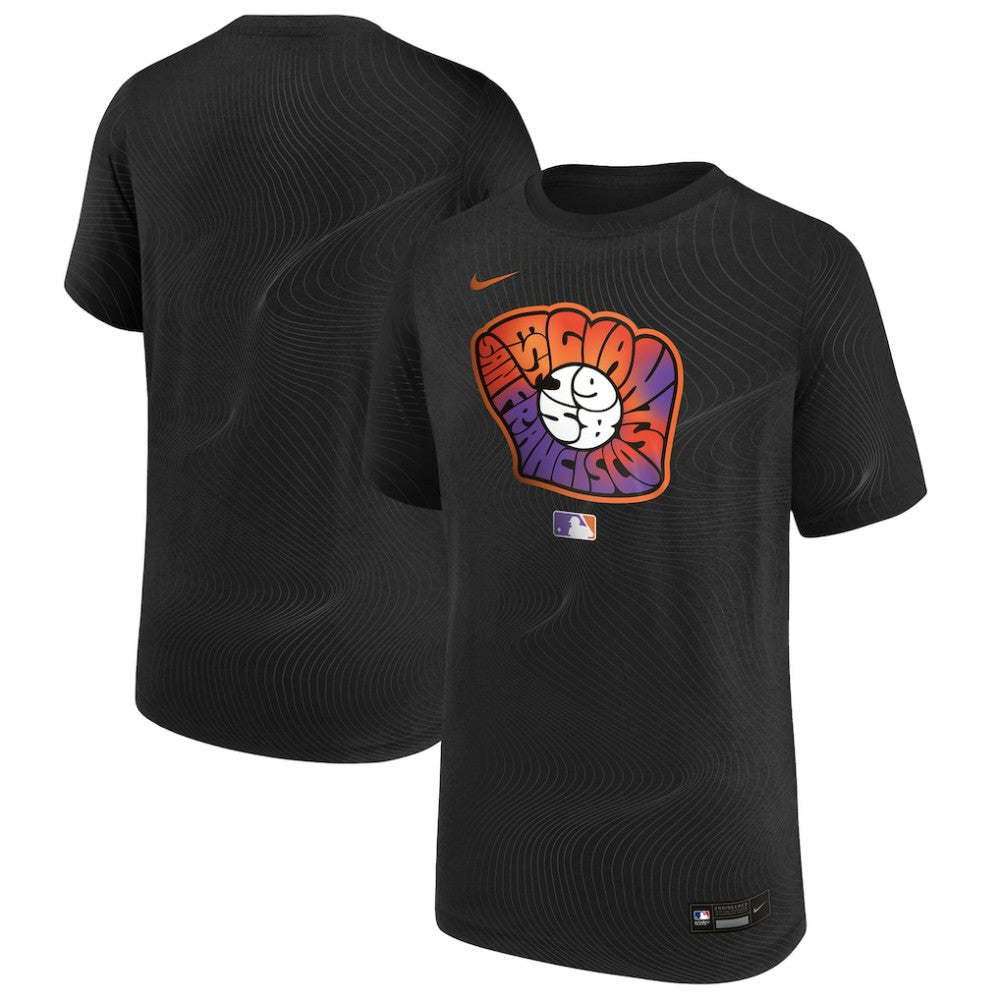 San Francisco Giants Youth 2025 City Connect Legend T-Shirt - Black | Nike