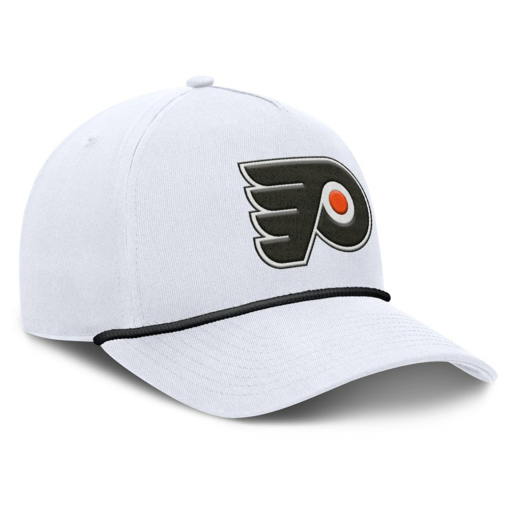Philadelphia Flyers Fanatics Rope A-Frame Adjustable Hat White