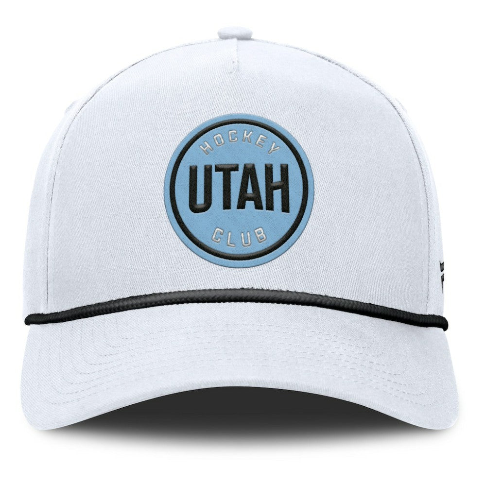 Utah Hockey Club Fanatics Rope A-Frame Adjustable Hat White