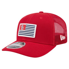 St. Louis Cardinals Flag 9SEVENTY Stretch-Snap Hat - Red | New Era