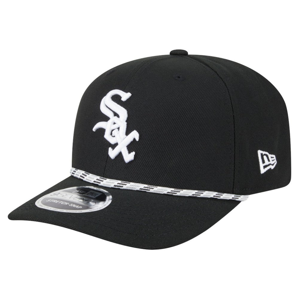 Chicago White Sox Multi-Rope 9SEVENTY Stretch-Snap Hat - Black | New Era