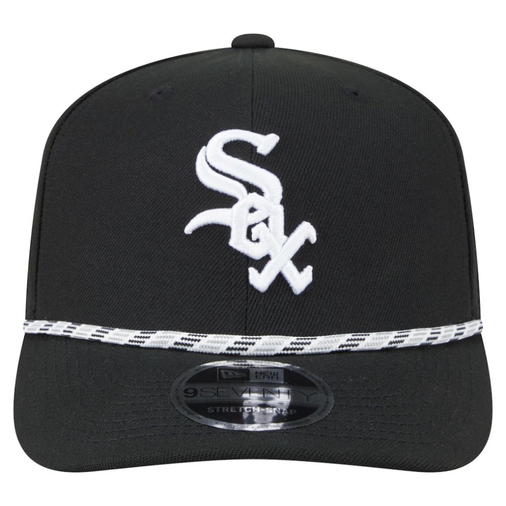 Chicago White Sox Multi-Rope 9SEVENTY Stretch-Snap Hat - Black | New Era