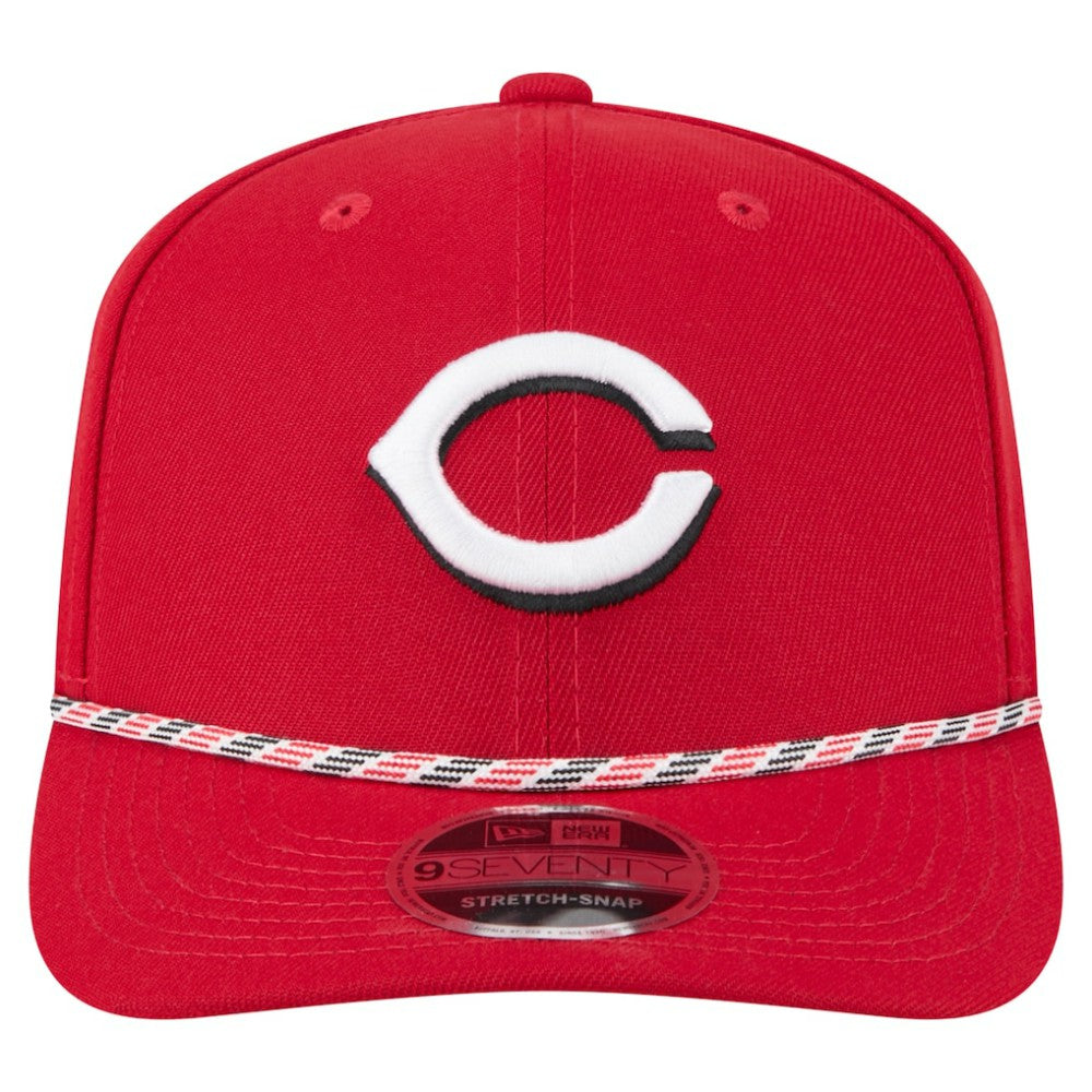Cincinnati Reds Multi-Rope 9SEVENTY Stretch-Snap Hat - Red | New Era