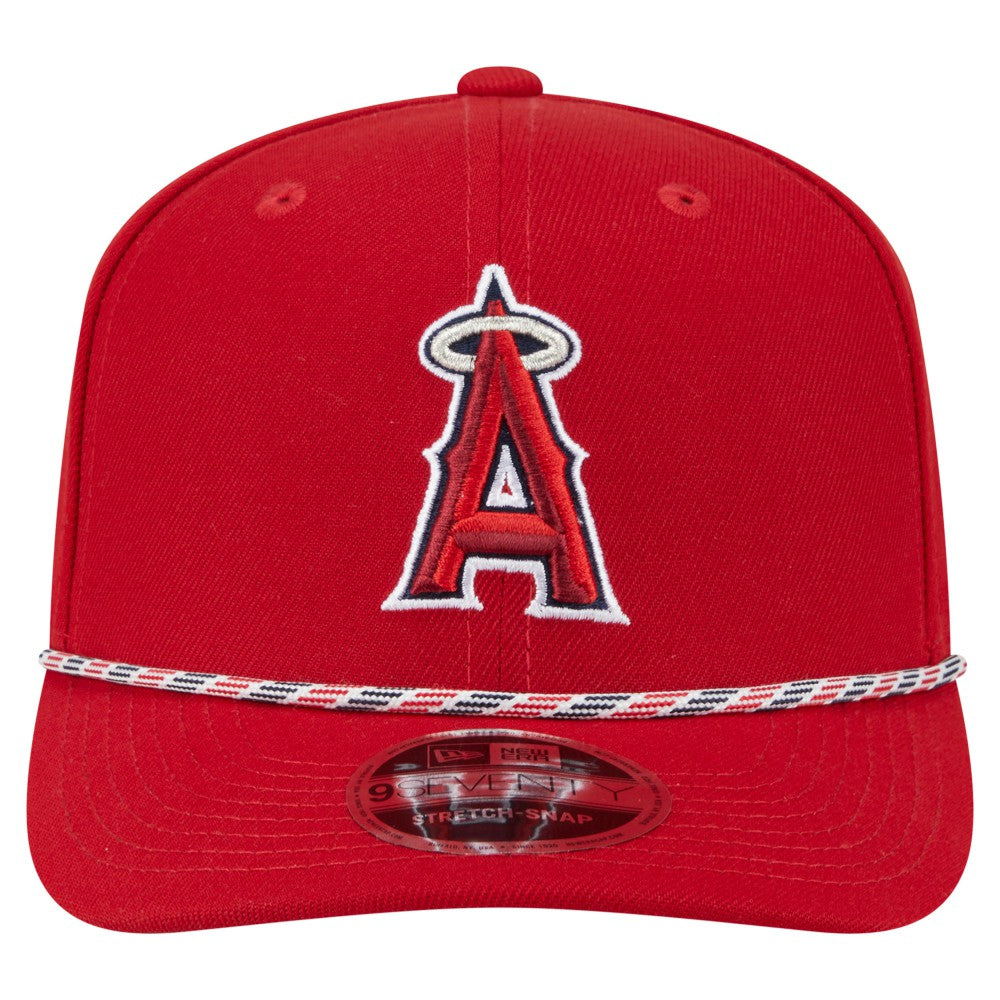 Los Angeles Angels Multi-Rope 9SEVENTY Stretch-Snap Hat - Red | New Era