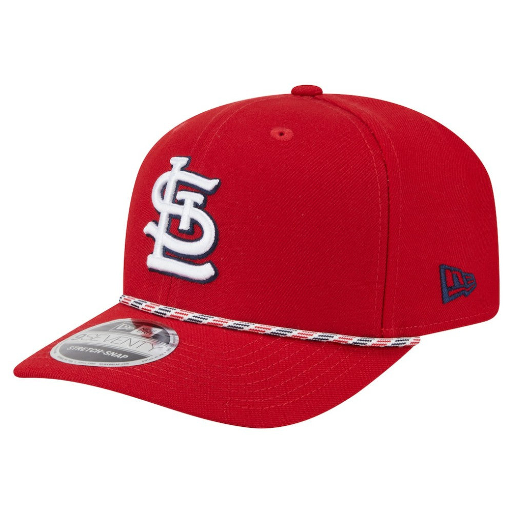 St. Louis Cardinals Multi-Rope 9SEVENTY Stretch-Snap Hat - Red | New Era