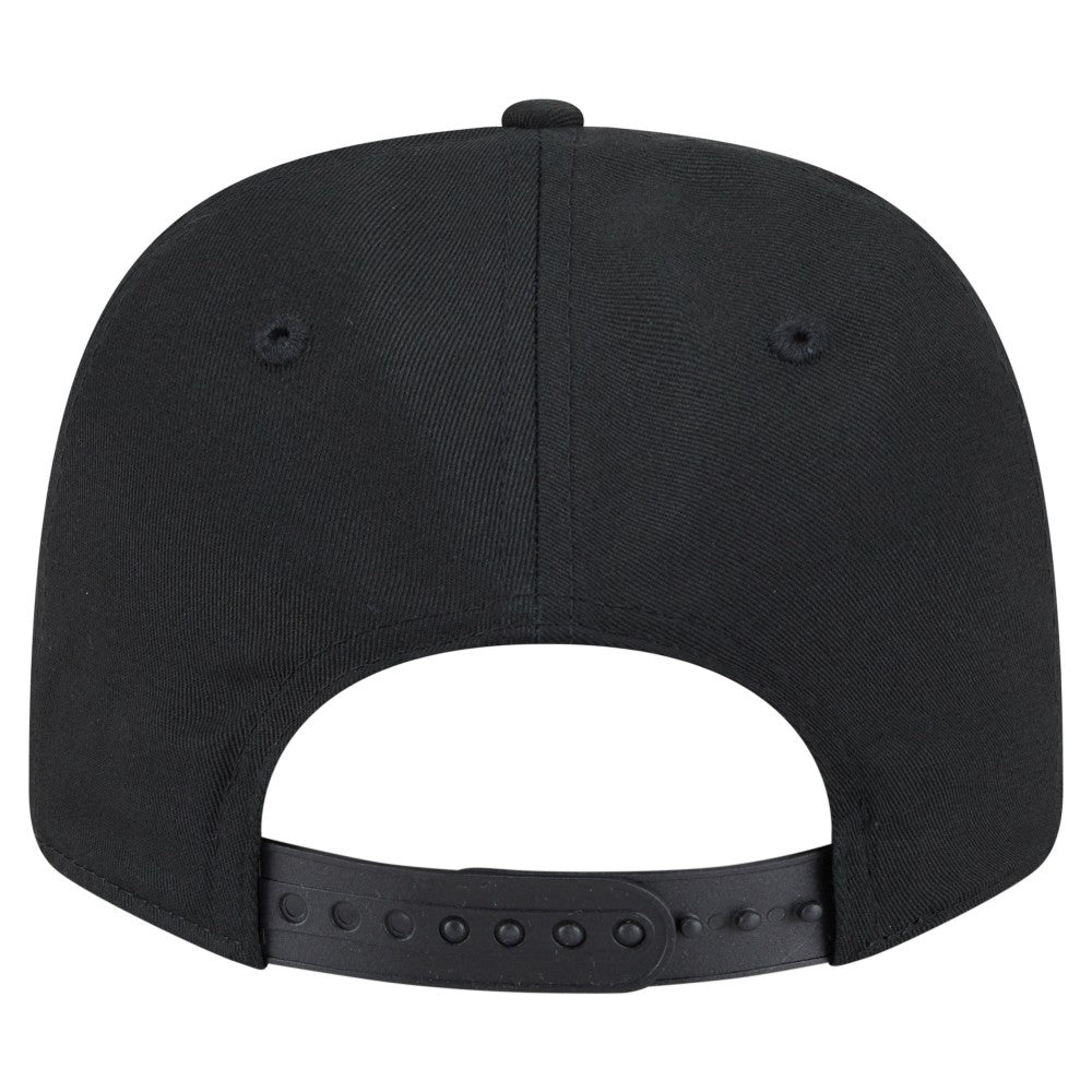 Miami Marlins Circle Patch 9SEVENTY Stretch-Snap Hat - Black | New Era