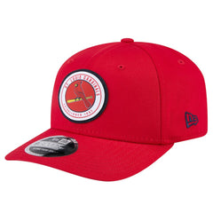 St. Louis Cardinals Circle Patch 9SEVENTY Stretch-Snap Hat - Red | New Era