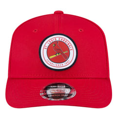 St. Louis Cardinals Circle Patch 9SEVENTY Stretch-Snap Hat - Red | New Era