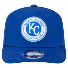 Kansas City Royals Circle Patch 9SEVENTY Stretch-Snap Hat - Royal | New Era