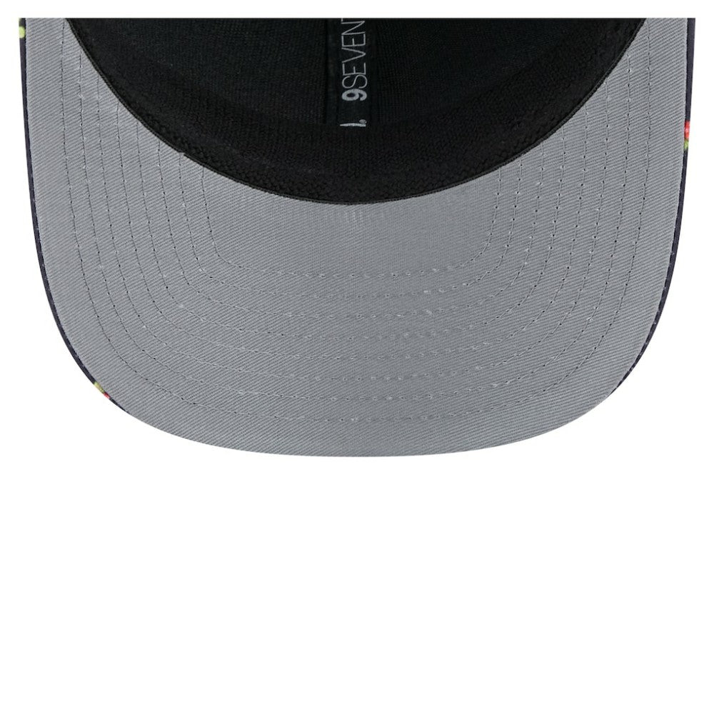 Texas Rangers Adventure Drinks Pattern 9SEVENTY Stretch-Snap Hat - Black | New Era