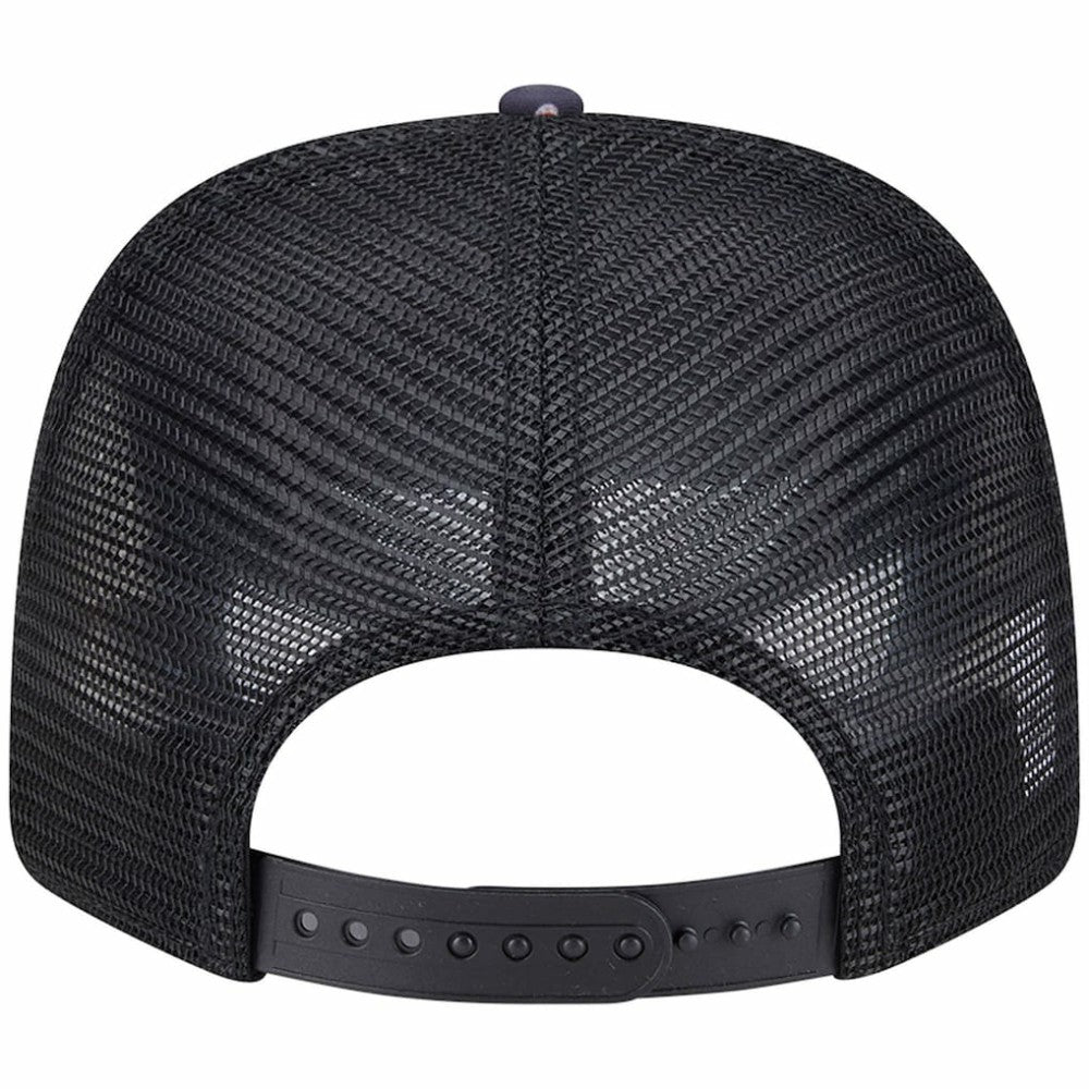 Chicago Cubs Adventure Drinks Pattern 9SEVENTY Stretch-Snap Hat - Black | New Era