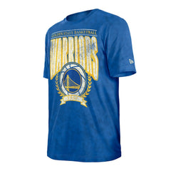 Golden State Warriors Throwback Vintage Boxy Mineral Wash T-Shirt sale - Royal | New Era discount