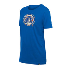 New York Knicks Women's Glam Game Flower T-Shirt - Blue | New Era for sale