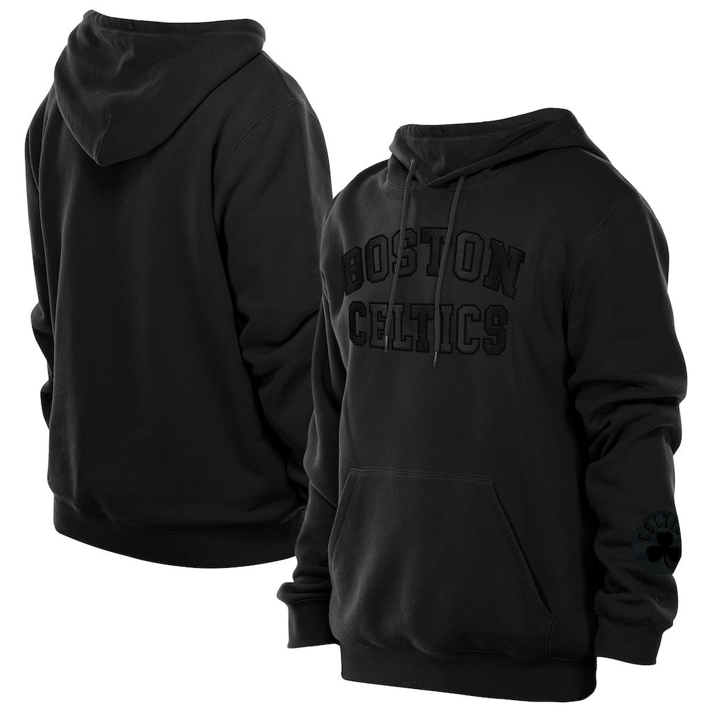Boston Celtics Logo Select Premium Pullover Hoodie - Black | New Era discount
