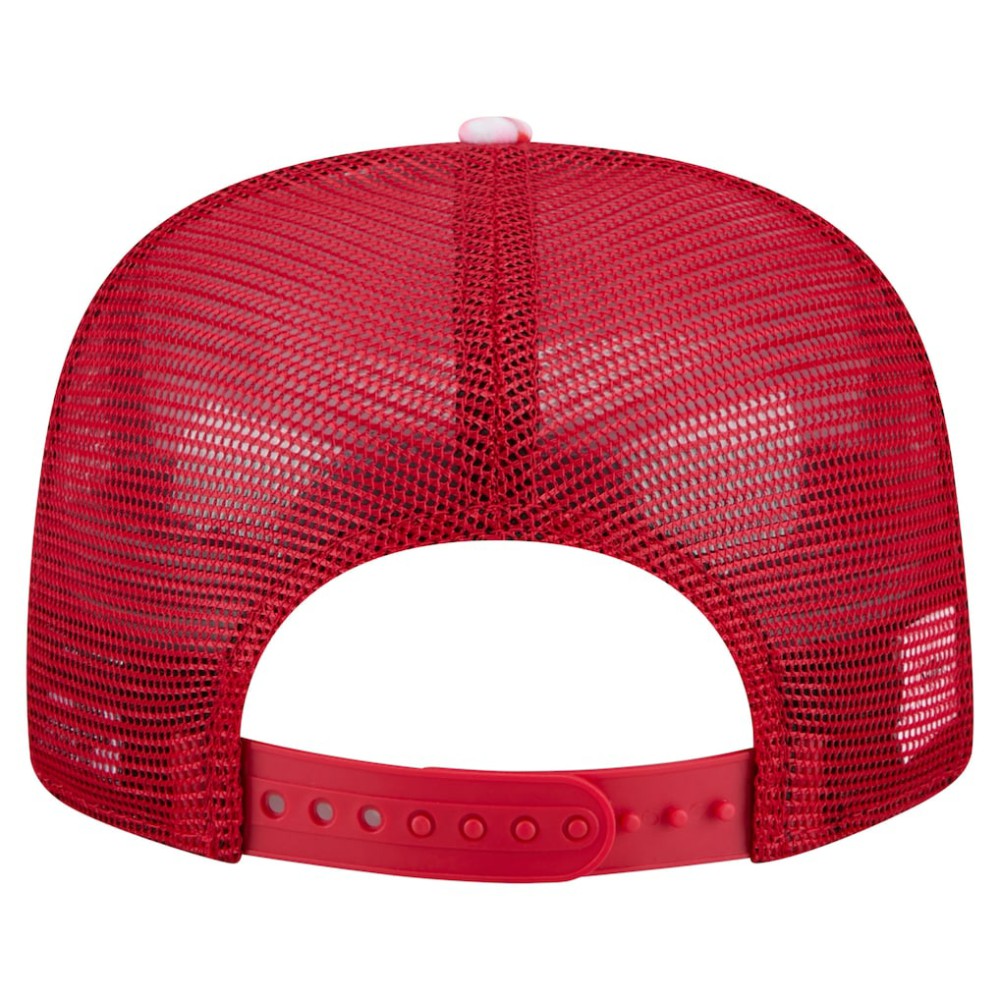 Philadelphia Phillies Adventure Pattern Golfer Trucker Snapback Hat - Red | New Era