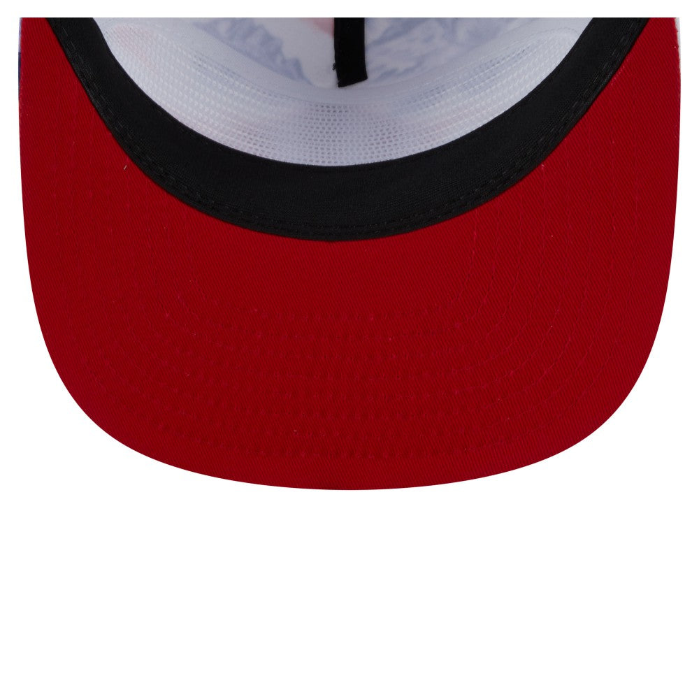 Los Angeles Angels Printed Island Golfer Snapback Hat - White | New Era
