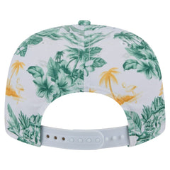 Athletics Printed Island Golfer Snapback Hat - White | New Era