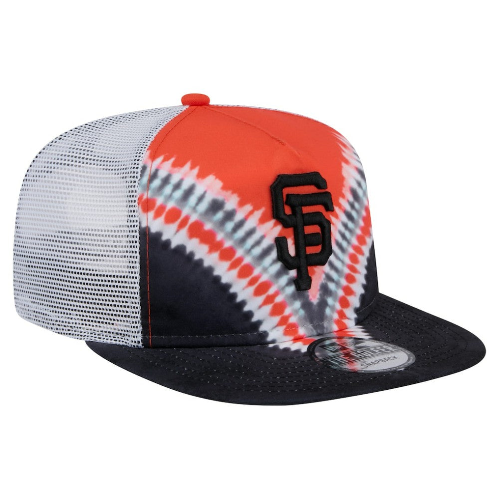 San Francisco Giants Tie-Dye Golfer Trucker Adjustable Hat | New Era
