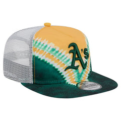 Athletics Tie-Dye Golfer Trucker Adjustable Hat | New Era