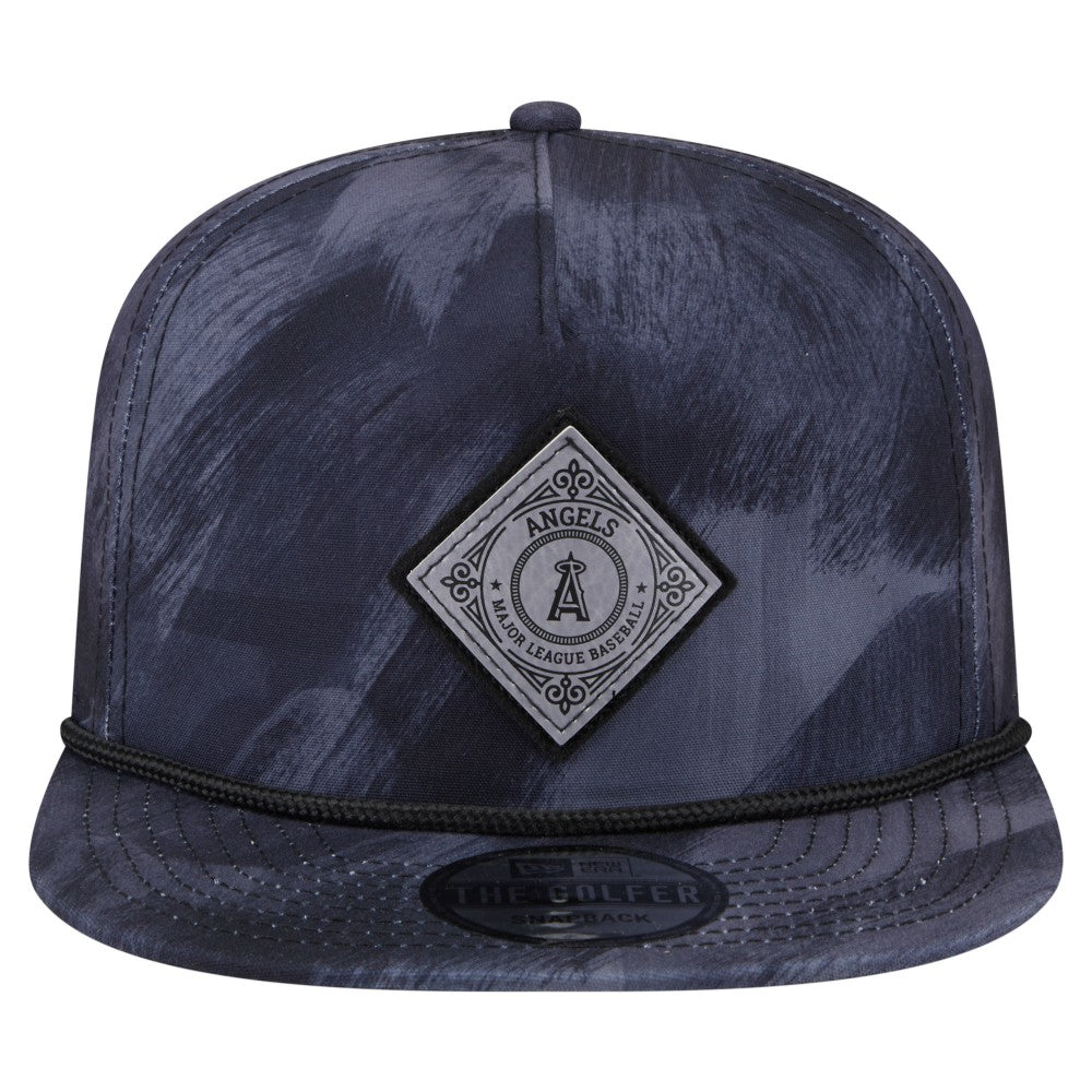 Los Angeles Angels Printed Golfer Snapback Hat - Navy | New Era