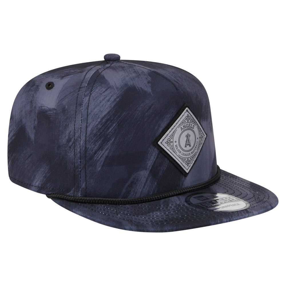 Los Angeles Angels Printed Golfer Snapback Hat - Navy | New Era