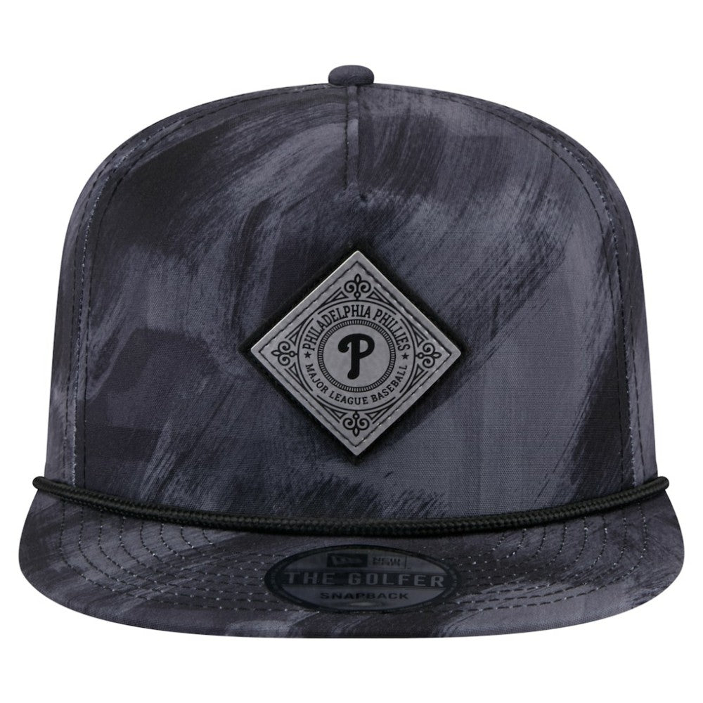 Philadelphia Phillies Printed Golfer Snapback Hat - Navy | New Era