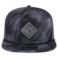 Tampa Bay Rays Printed Golfer Snapback Hat - Navy | New Era