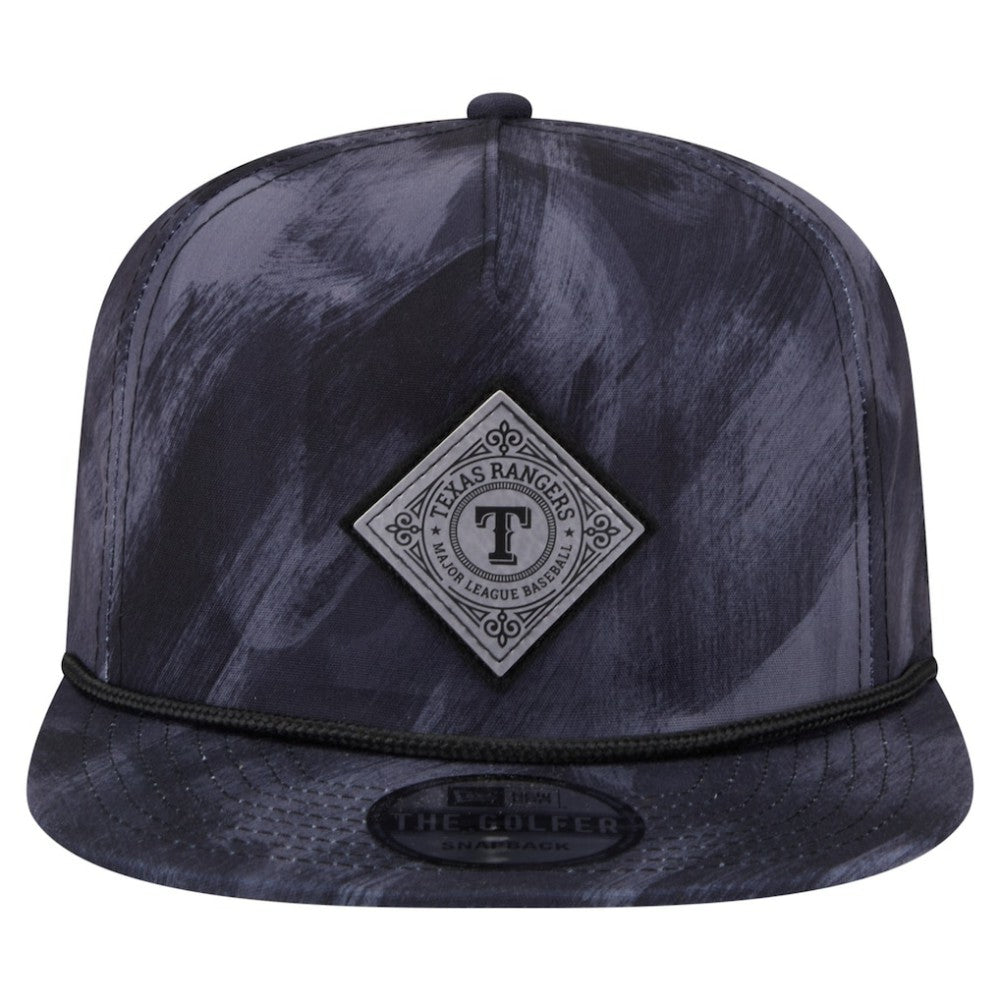 Texas Rangers Printed Golfer Snapback Hat - Navy | New Era
