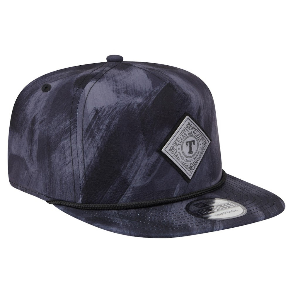 Texas Rangers Printed Golfer Snapback Hat - Navy | New Era