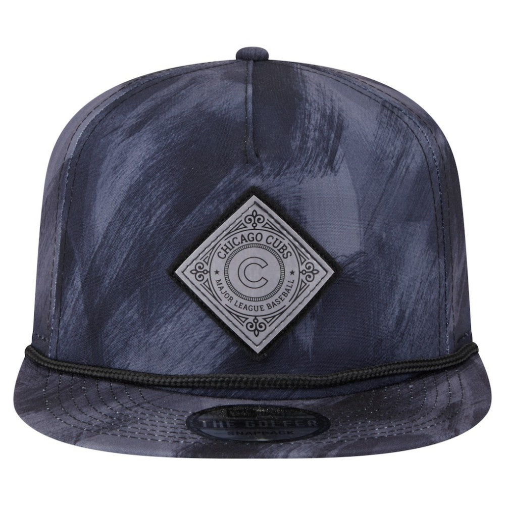 Chicago Cubs Printed Golfer Snapback Hat - Navy | New Era
