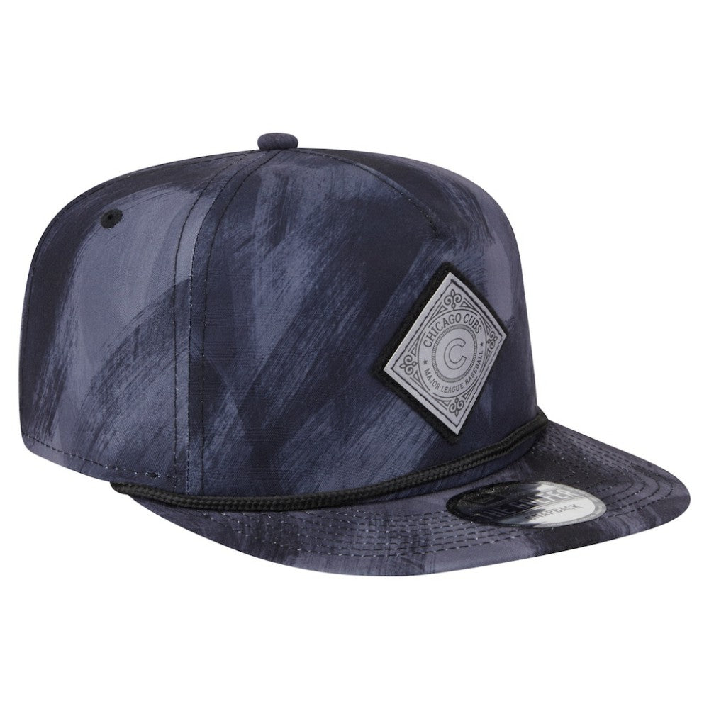 Chicago Cubs Printed Golfer Snapback Hat - Navy | New Era