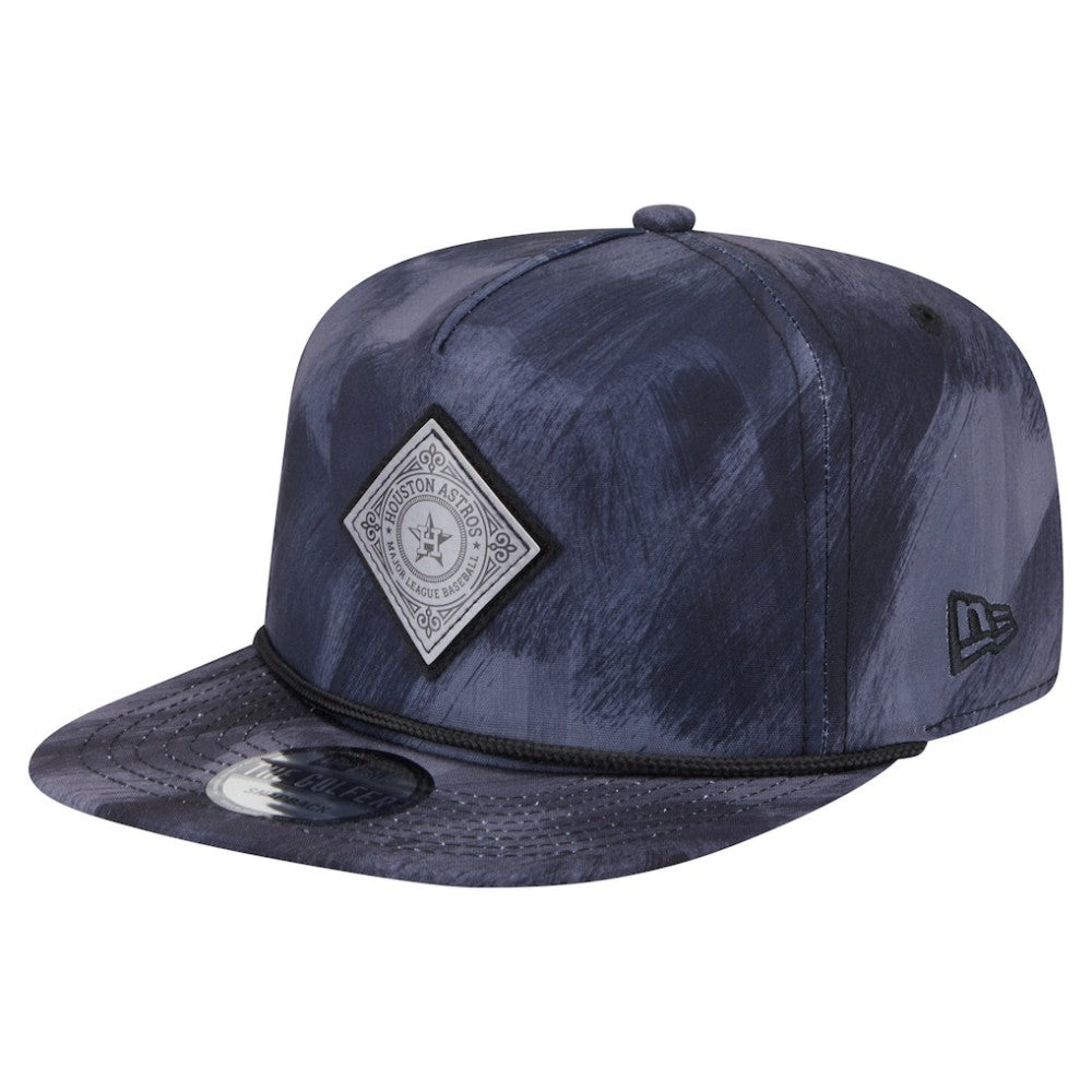 Houston Astros Printed Golfer Snapback Hat - Navy | New Era