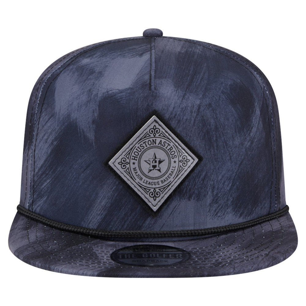 Houston Astros Printed Golfer Snapback Hat - Navy | New Era