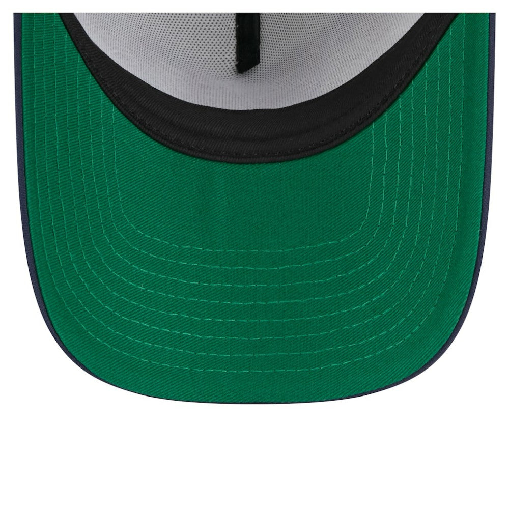 Minnesota Twins Distressed 9FORTY A-Frame Adjustable Trucker Hat - White/Navy | New Era