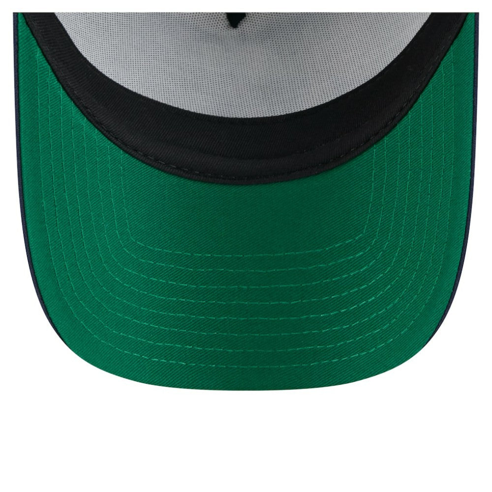 Chicago Cubs Distressed 9FORTY A-Frame Adjustable Trucker Hat - White/Navy | New Era