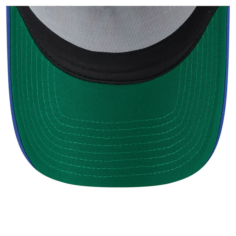Atlanta Braves Trucker A-Frame 9FORTY Adjustable Hat - White/Royal | New Era
