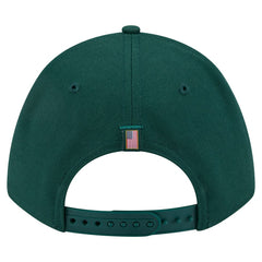 Athletics American Flag 9FORTY M-Crown A-Frame Adjustable Hat - Green | New Era